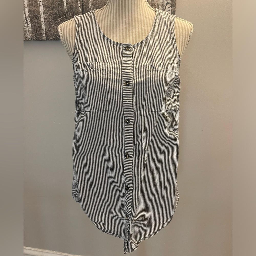Ellen Tracy Linen Tank